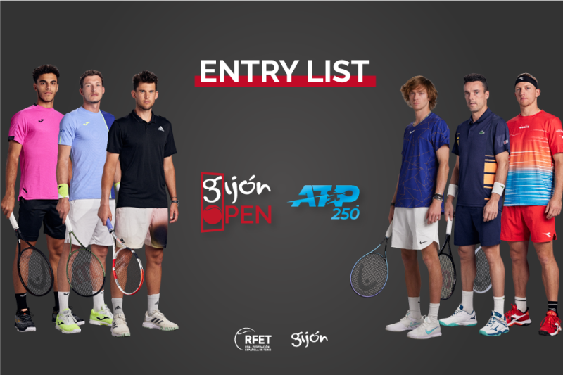 Ten Top-50 players on the entry list for the Gijón Open