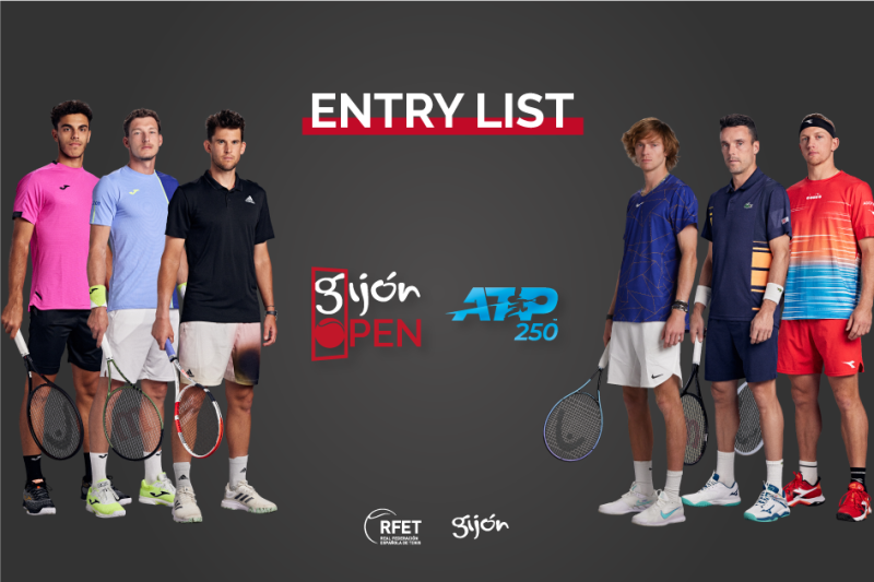 Ten Top-50 players on the entry list for the Gijón Open Ten Top-50 players on the entry list for the Gijón Open