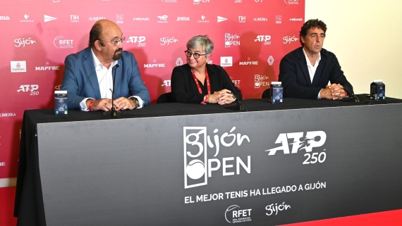 Press Conference - Tournament Director, RFET President, Mayor of Gijn